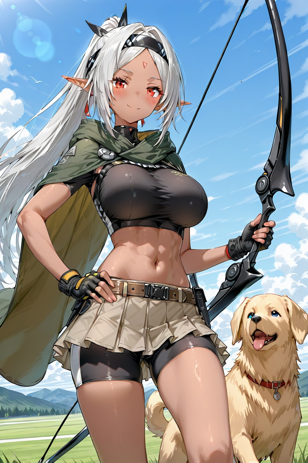 褐色エルフさん | の人気AIイラスト・グラビア