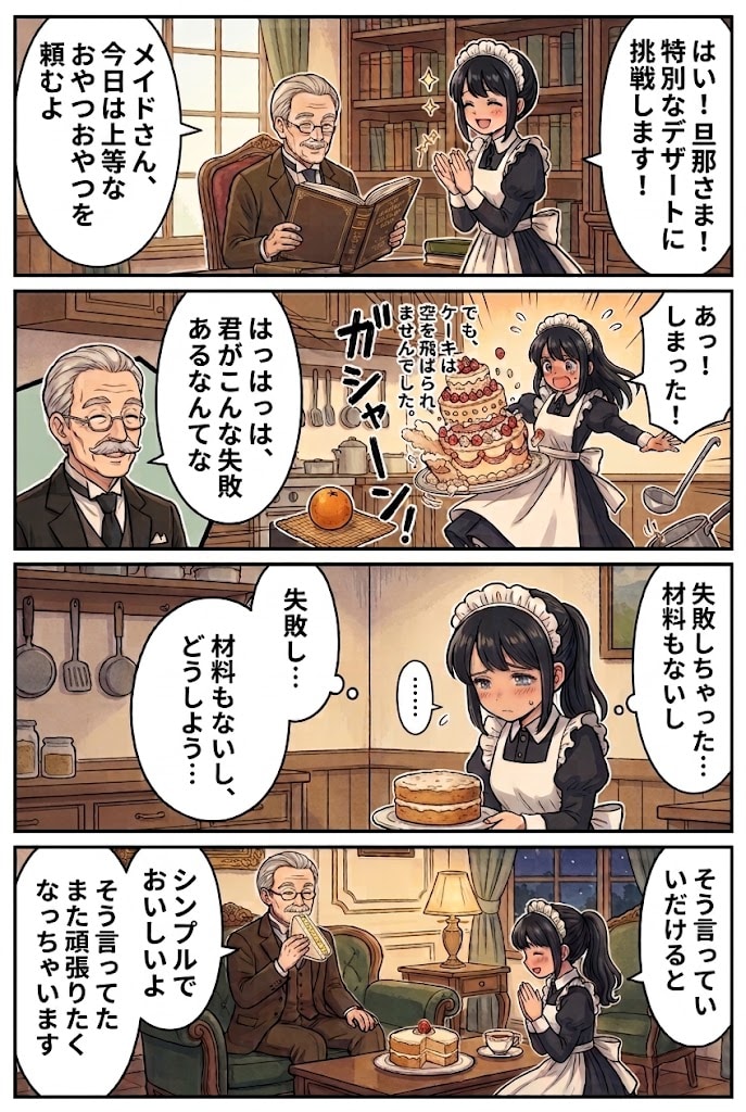 じぇみにメイド漫画 | の人気AIイラスト・グラビア