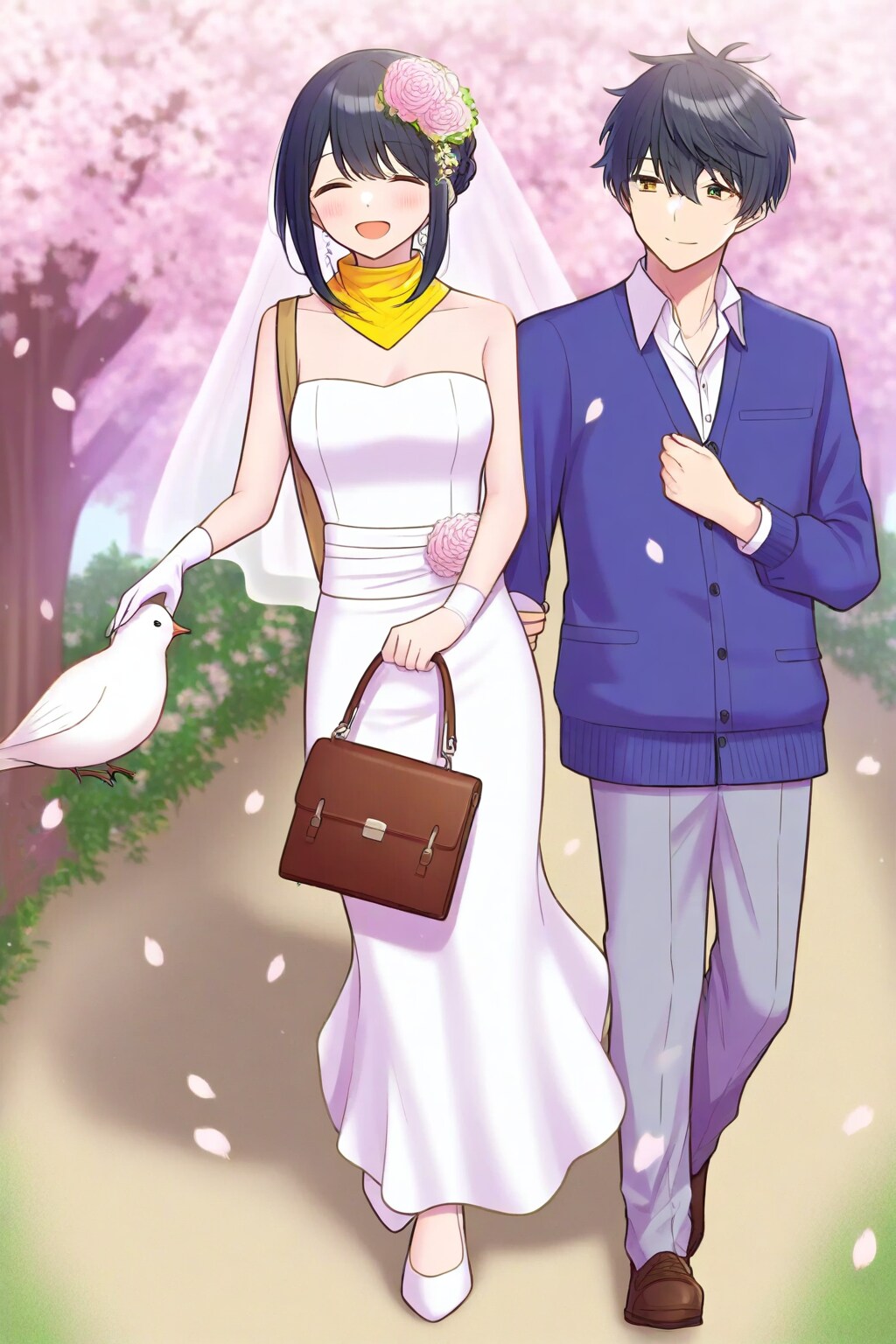 恐怖！鳩掴み花嫁！