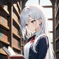 読書が好きな女の子 2枚目
