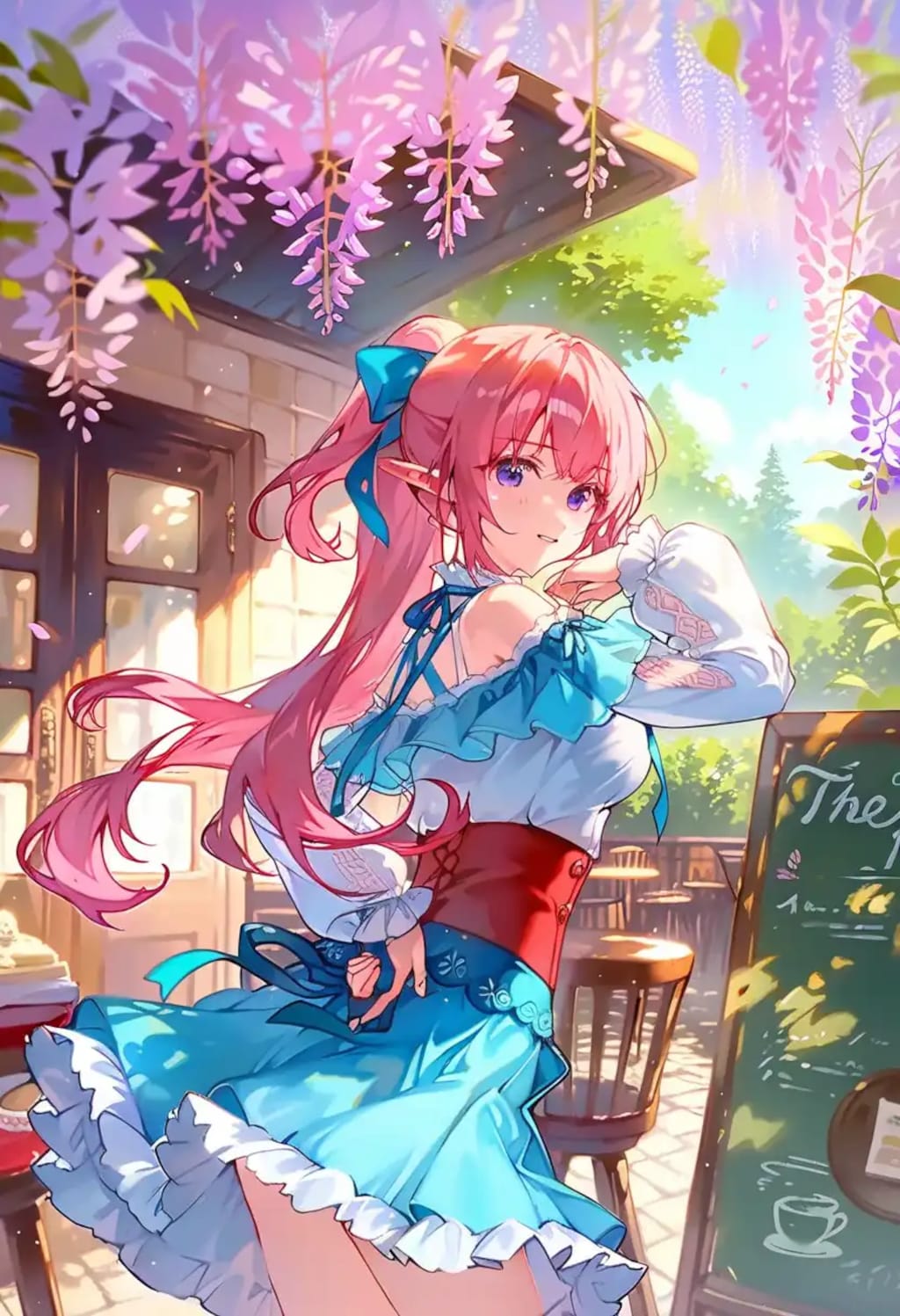 Days AI「藤の花と、うちの子 : アカリ」