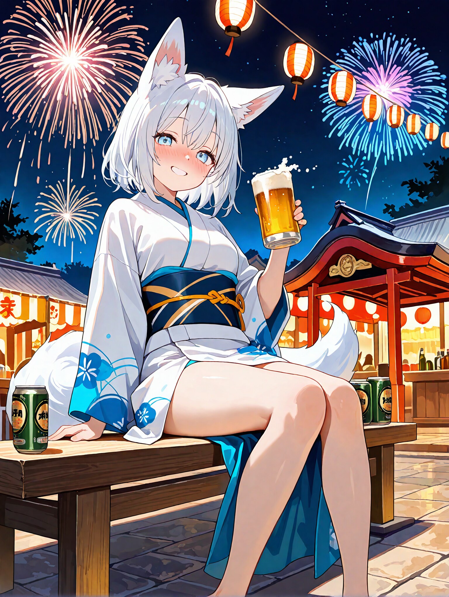 祭りの酒はすすむな～ | の人気AIイラスト・グラビア