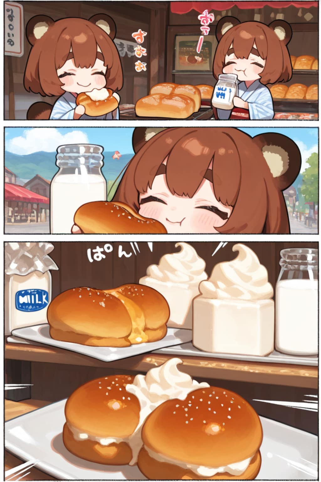 クリームパン的なやつ