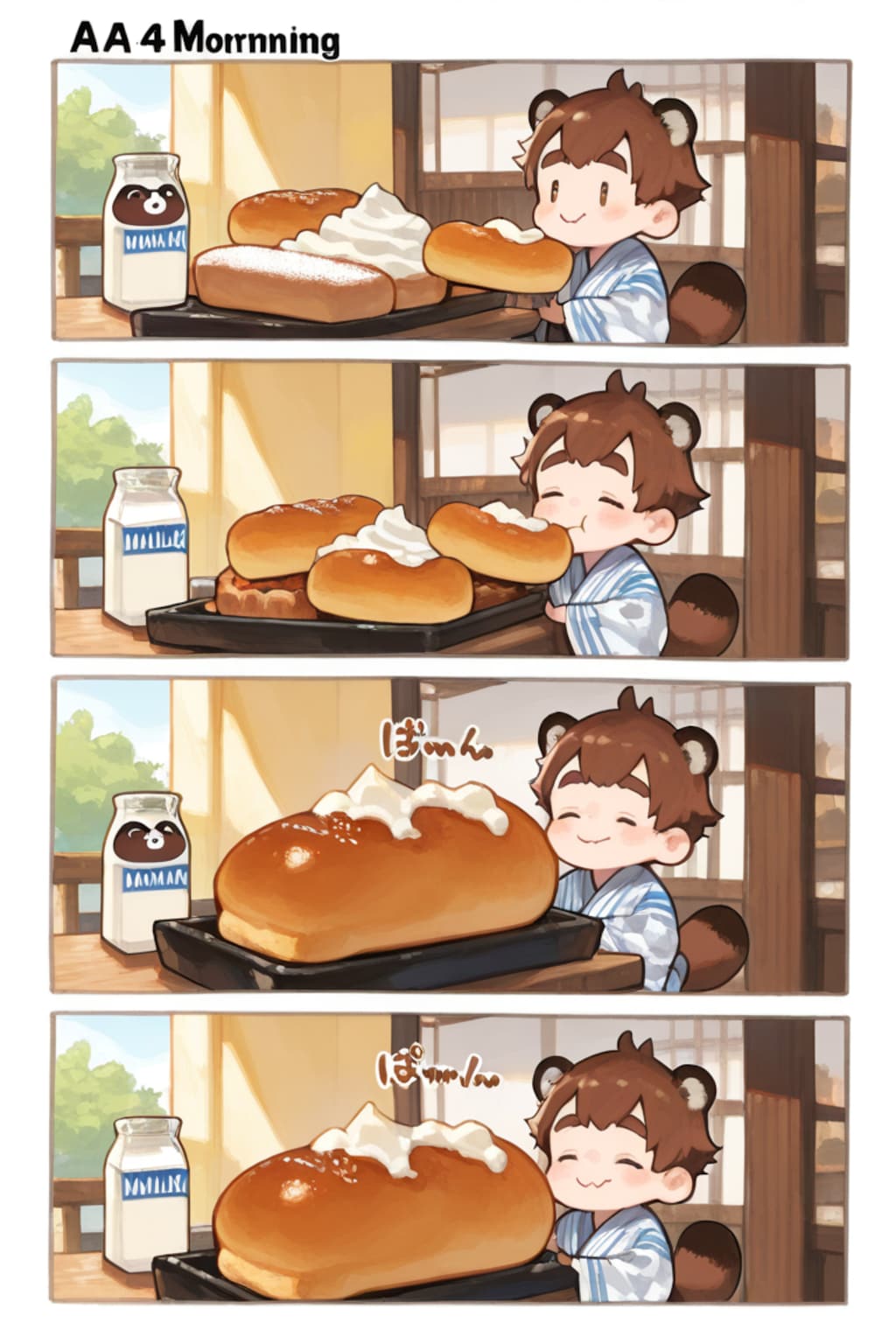 クリームパン的なやつ