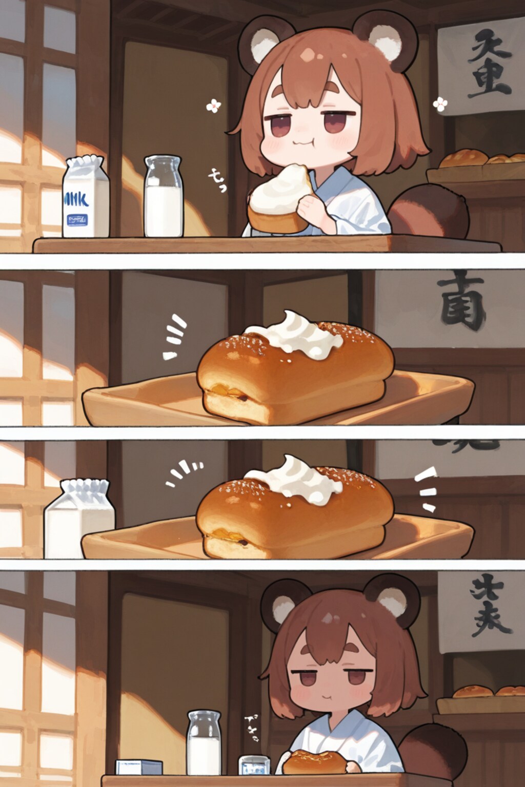 クリームパン的なやつ