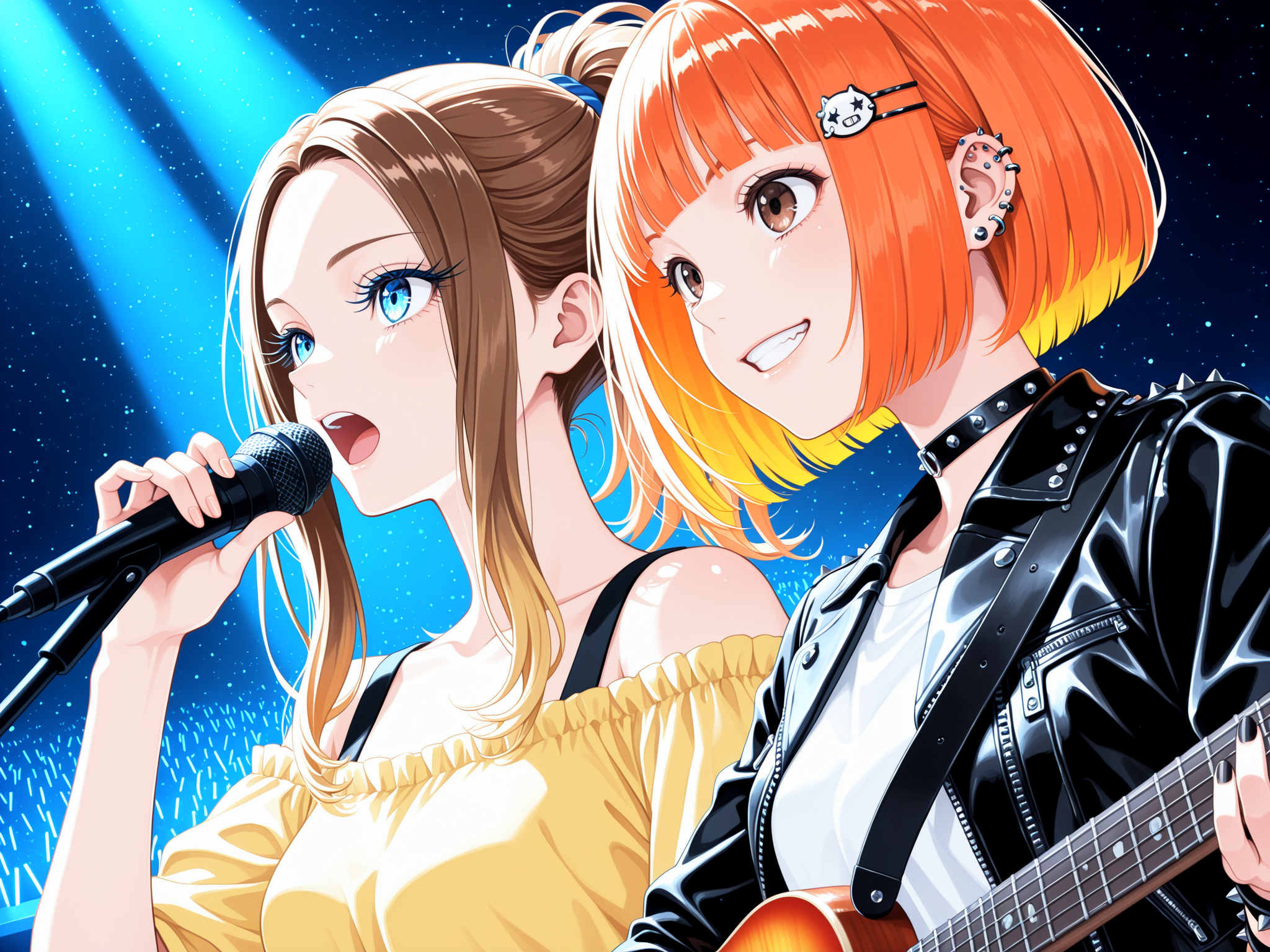 細川双葉ちゃん×なつみちゃん | の人気AIイラスト・グラビア