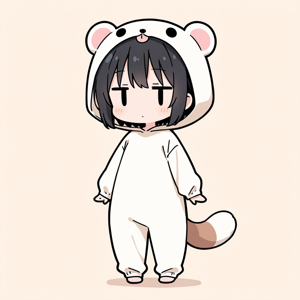 着ぐるみ着せ替え（フェレット）