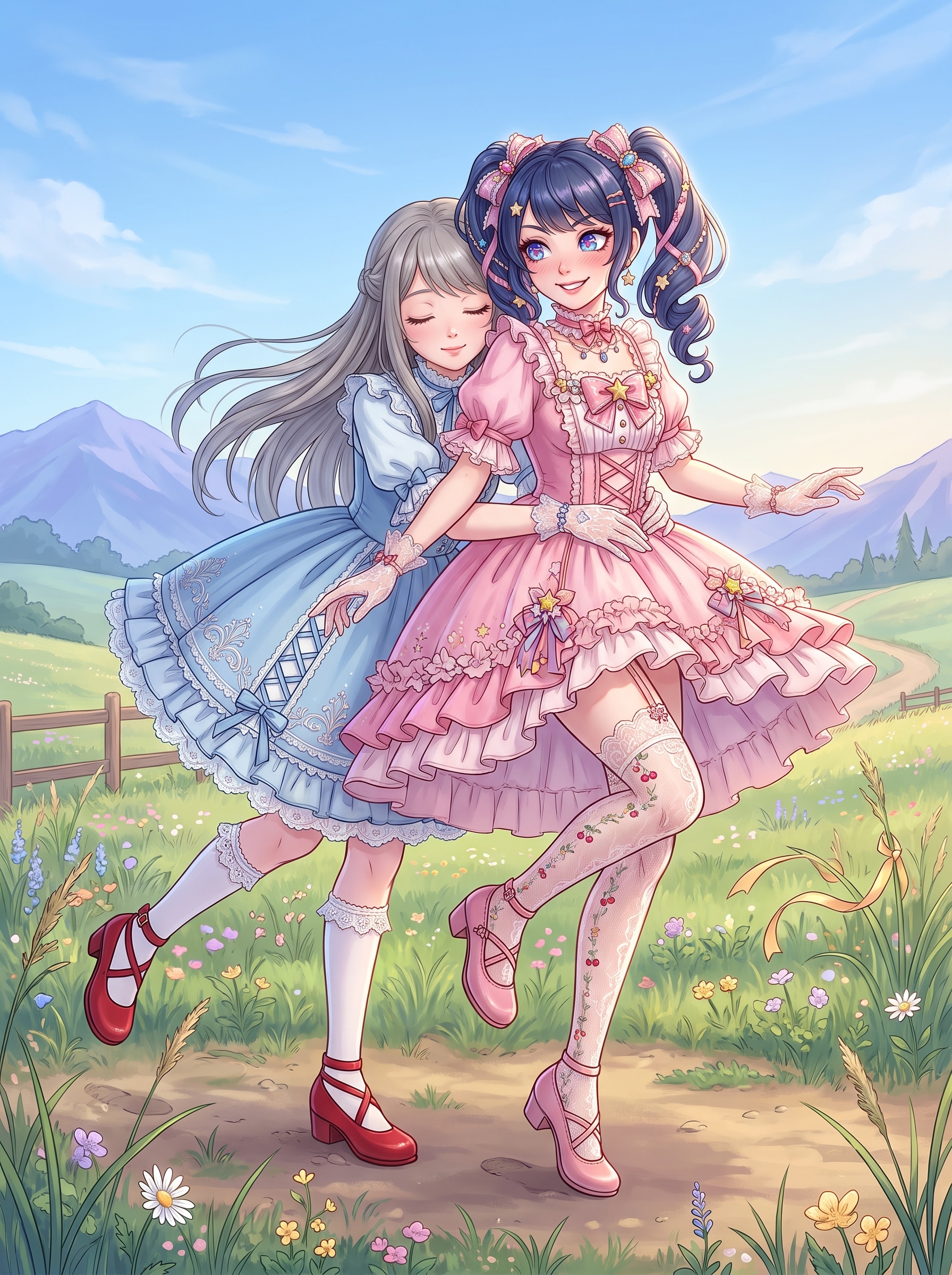 田園姉妹頌 | の人気AIイラスト・グラビア