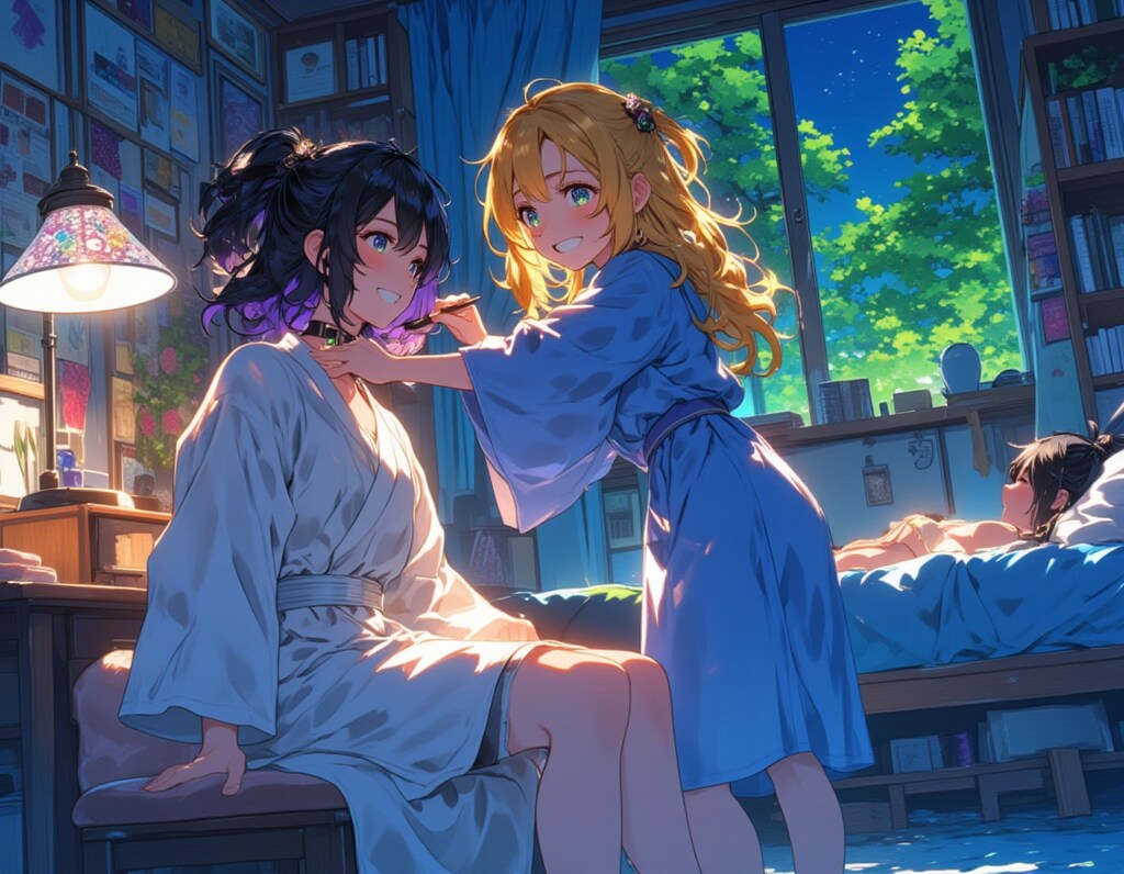 【樹海のかみさま】メルヘンな部屋、くすぐりと救いの抱擁