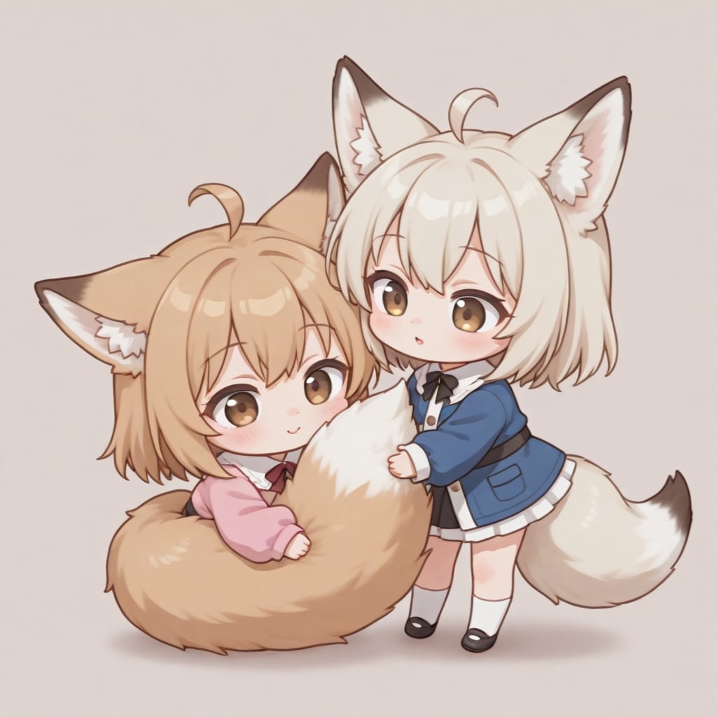 すごく大きい尻尾