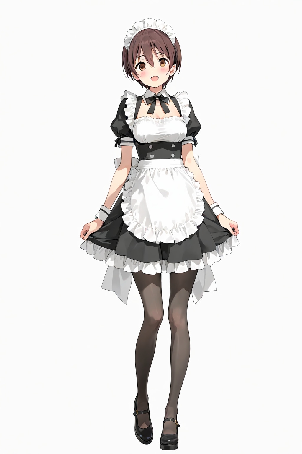 帰宅したメイドさんを出迎えた人は…