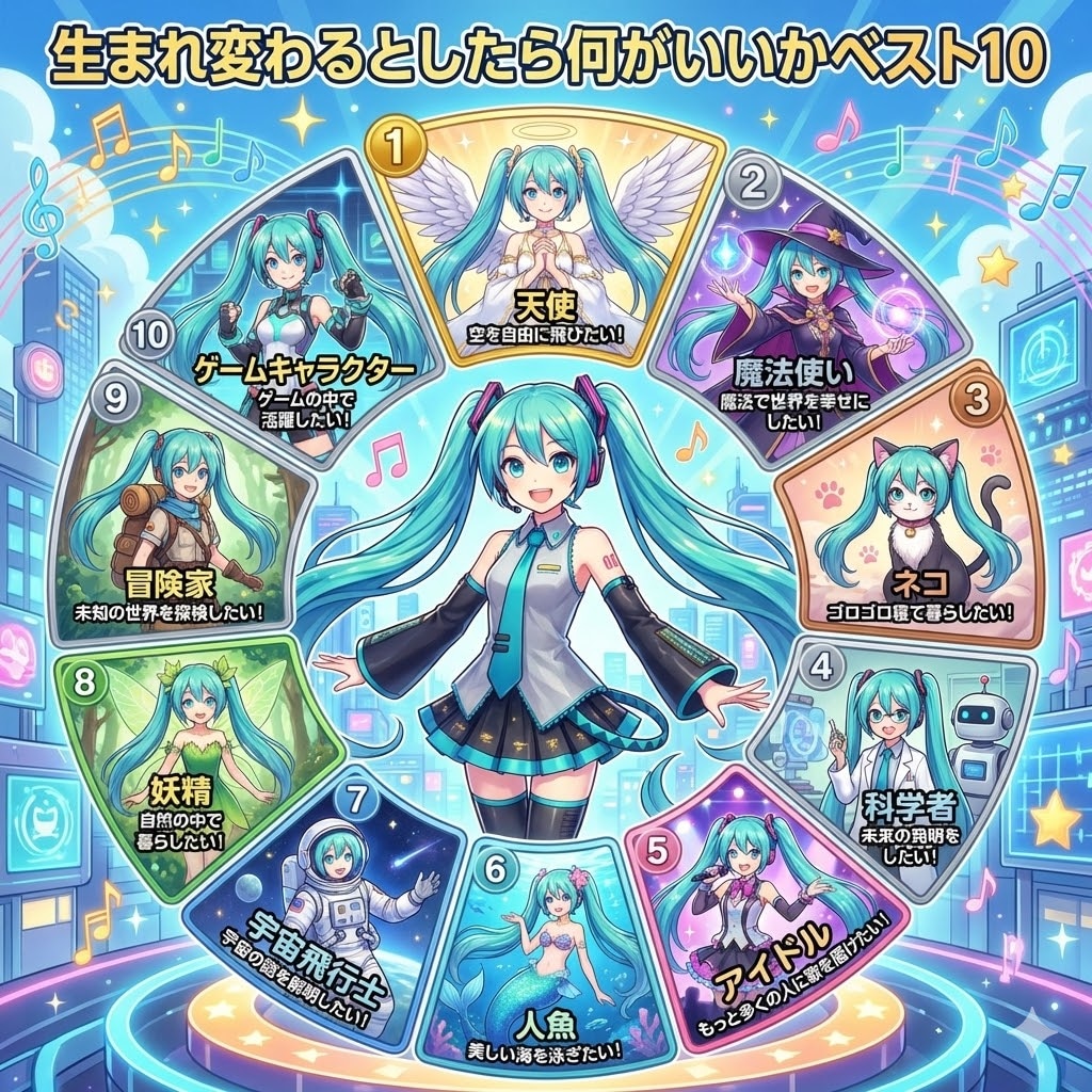 生まれ変わるとしたら何がいいか