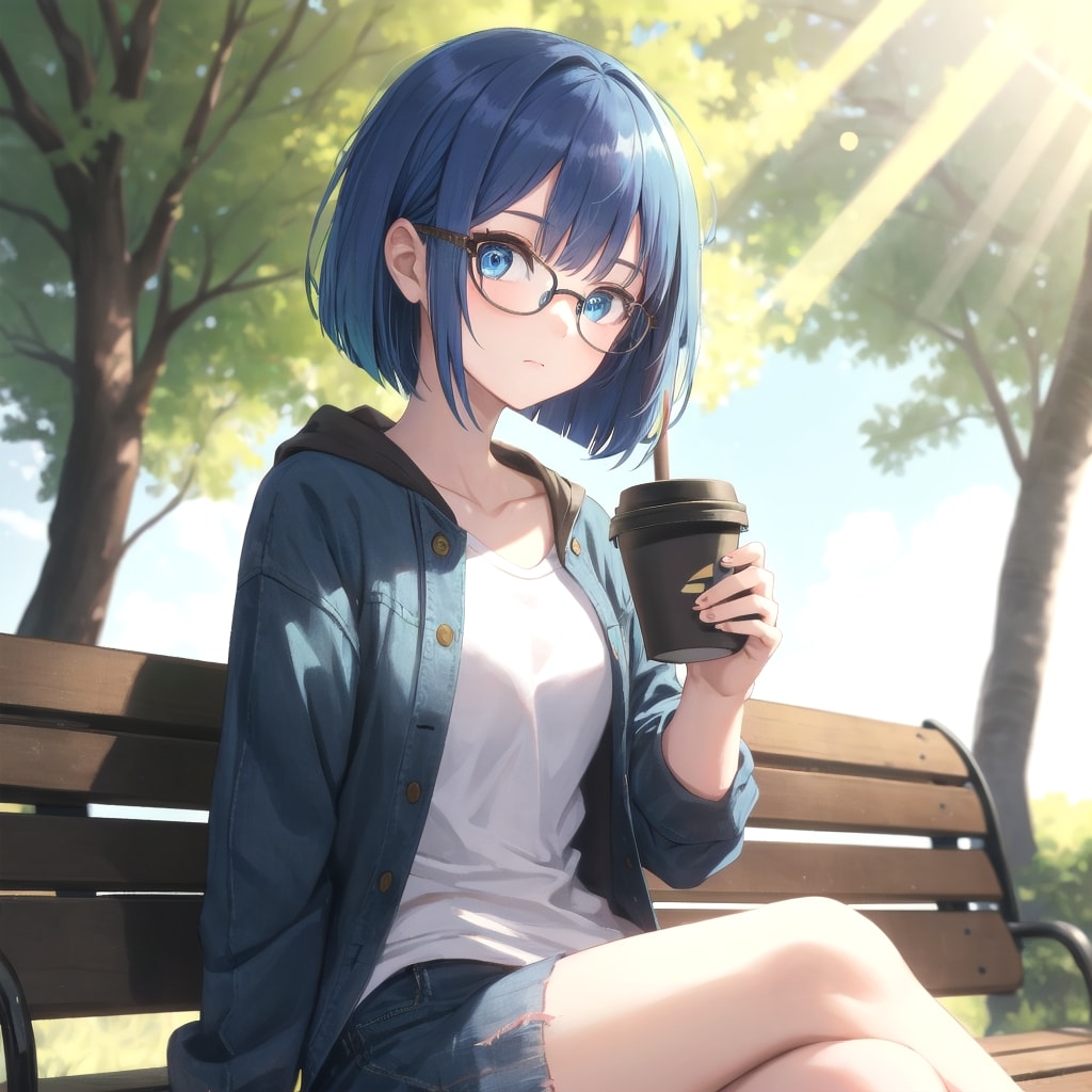 キャンパスガールの休憩時間 | の人気AIイラスト・グラビア