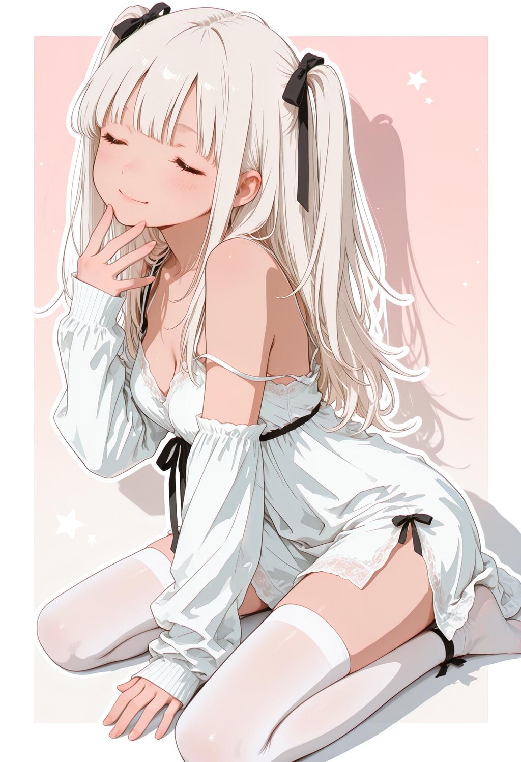 クリームホワイトガール