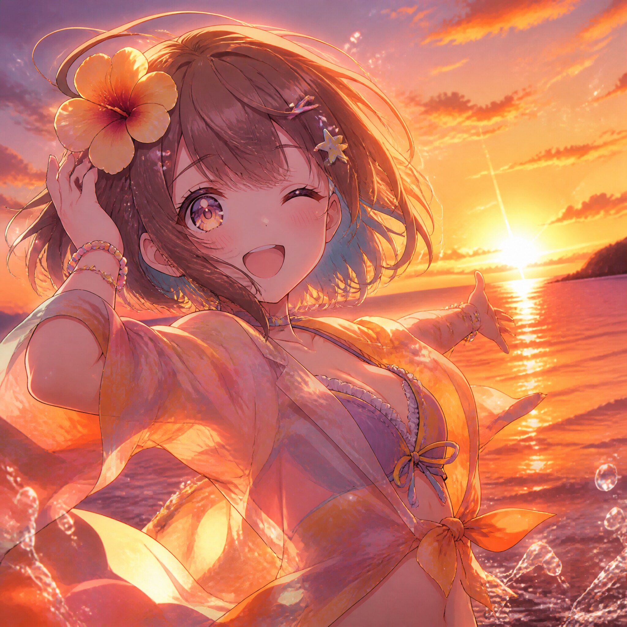 夕暮れ（３）3時のアイドル　GPTimages2.0