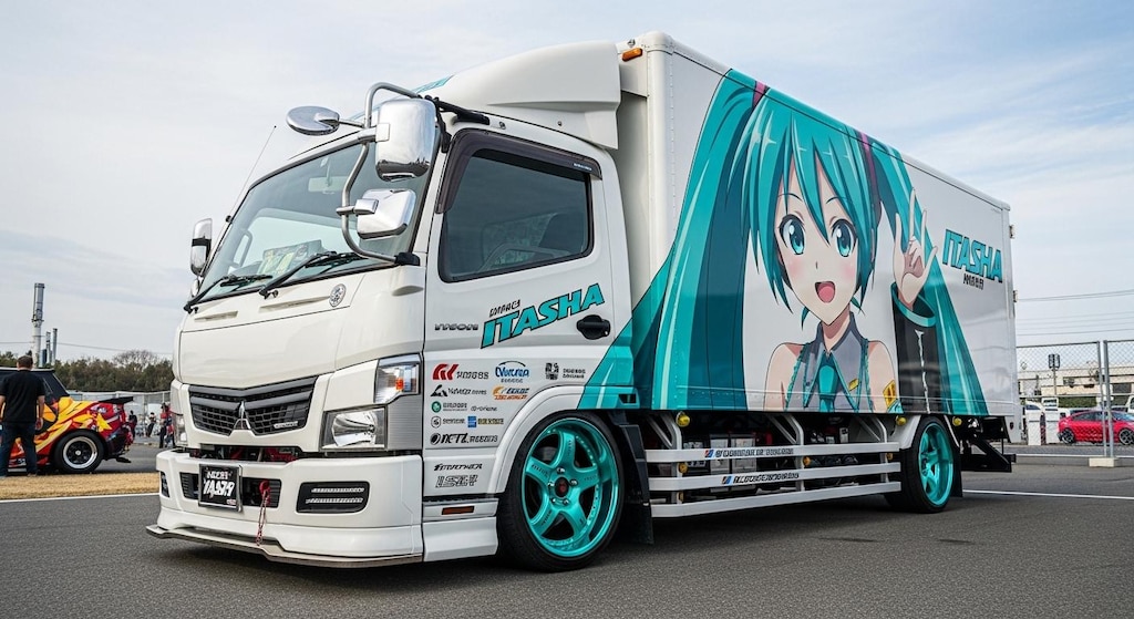 三菱ふそうトラック初音ミク痛車