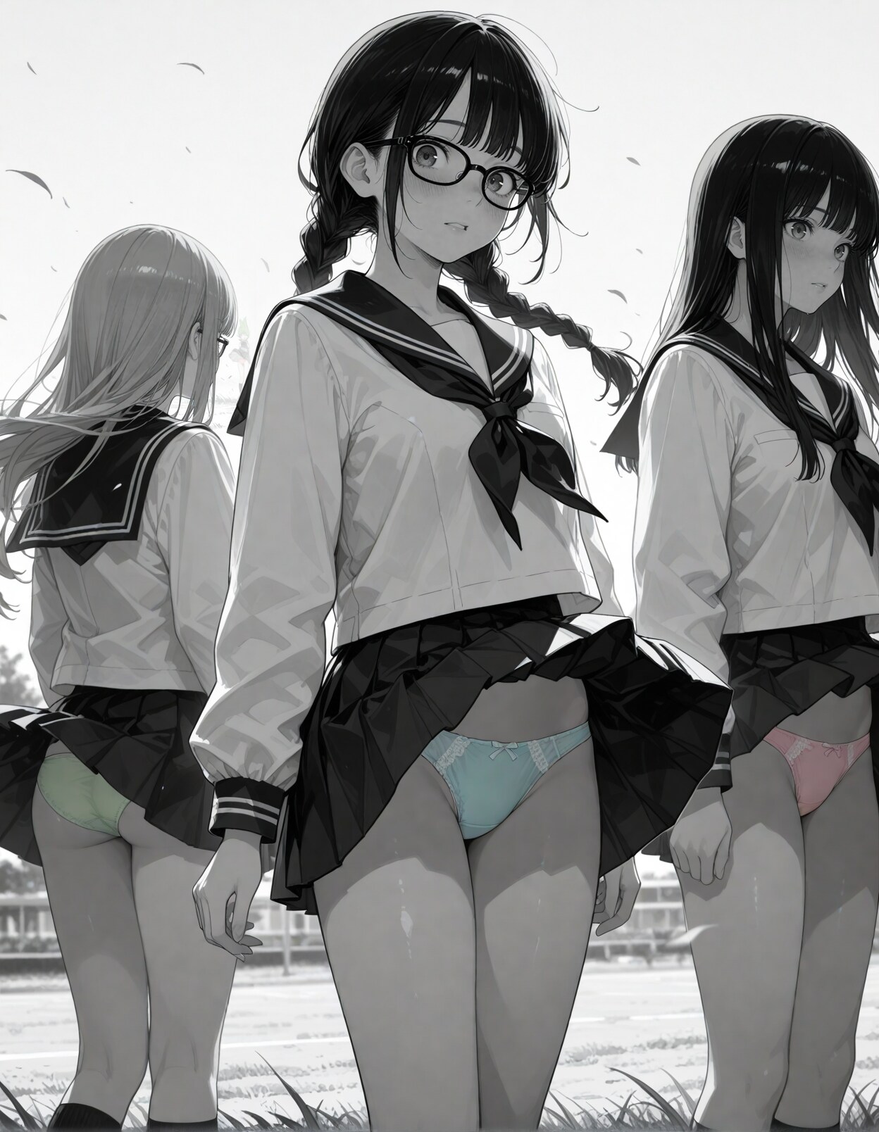 パンツだけ色が乗る世界④