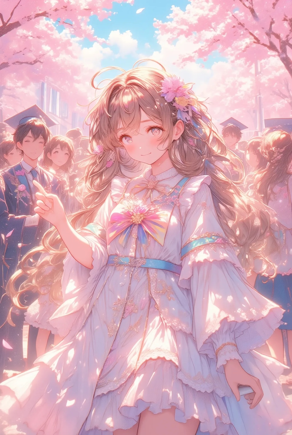 フリフリ卒業式