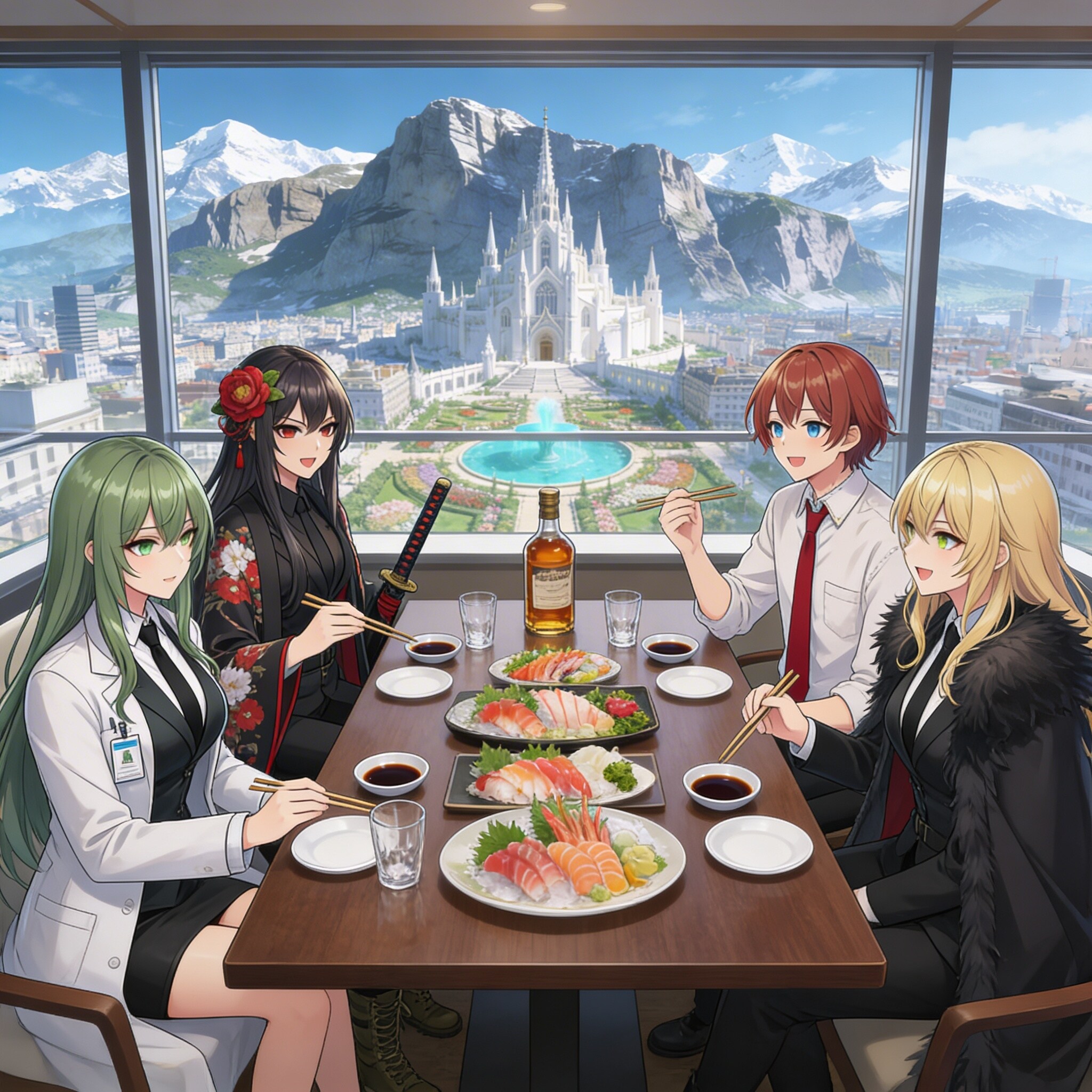 お刺身パーティー | の人気AIイラスト・グラビア