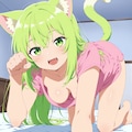 ベッドに入ってくるネコ 2枚目