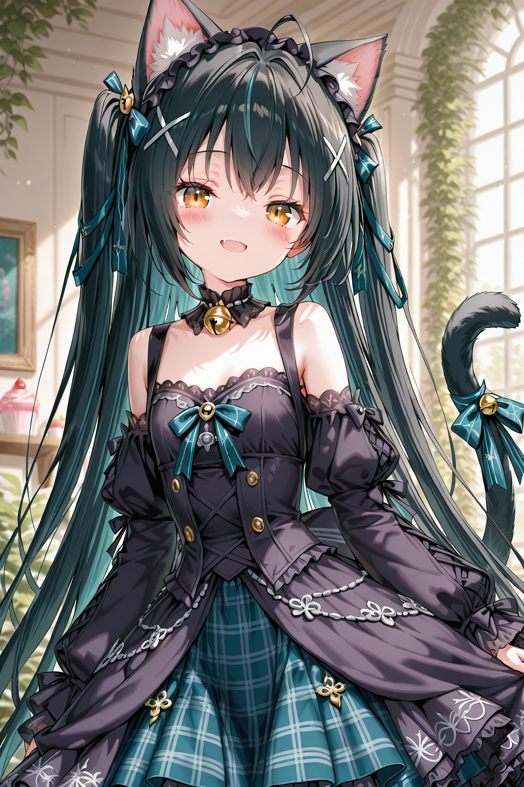 ネコミミブラックヘアー？