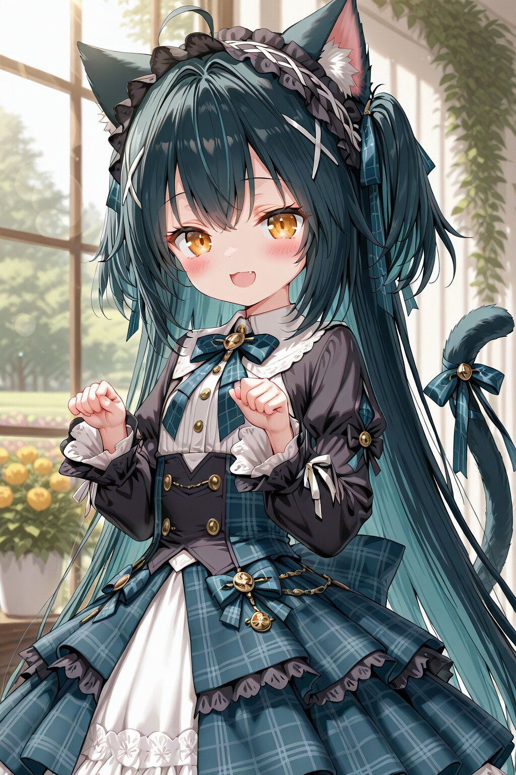 ネコミミブラックヘアー？