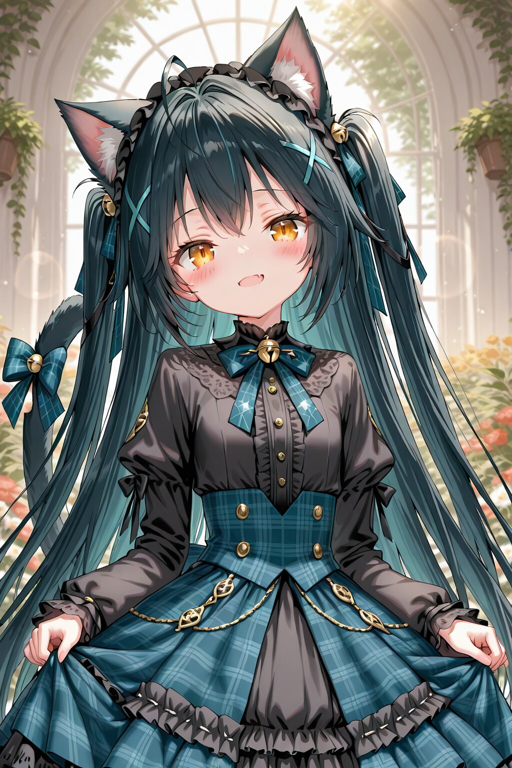 ネコミミブラックヘアー？