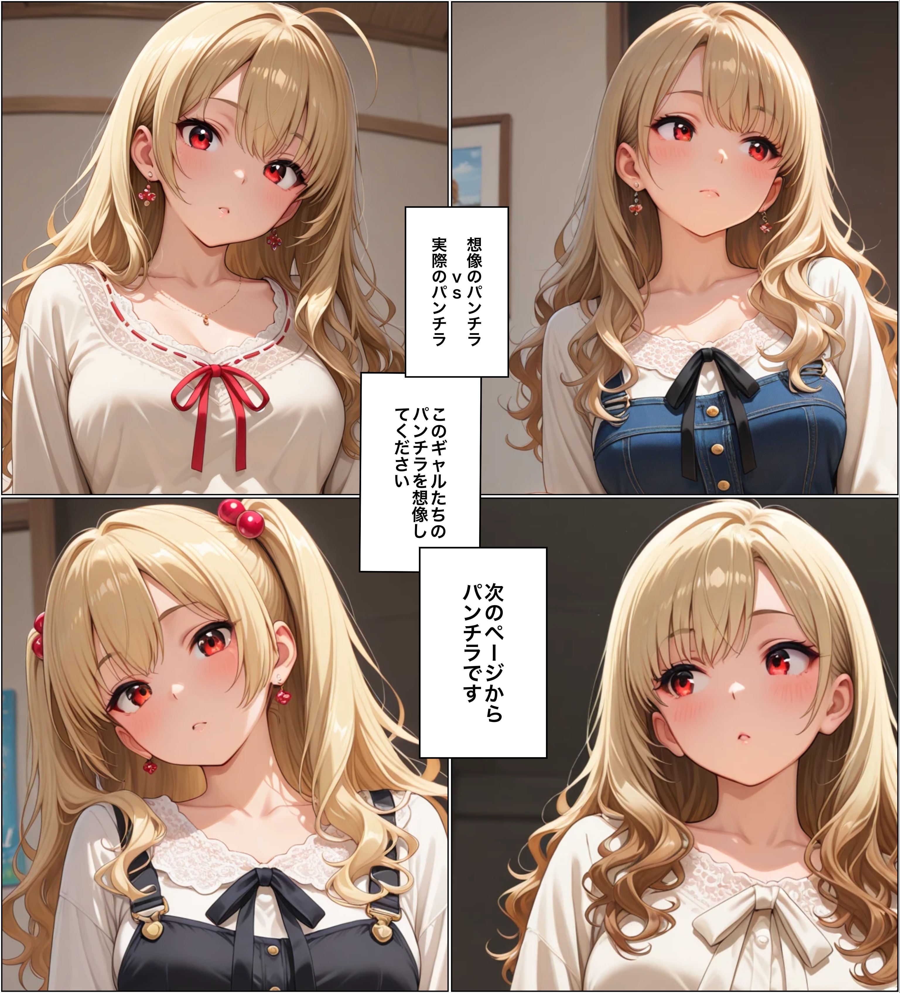 パンチラ漫画　対決編2  ※完全版はメンバーシップで