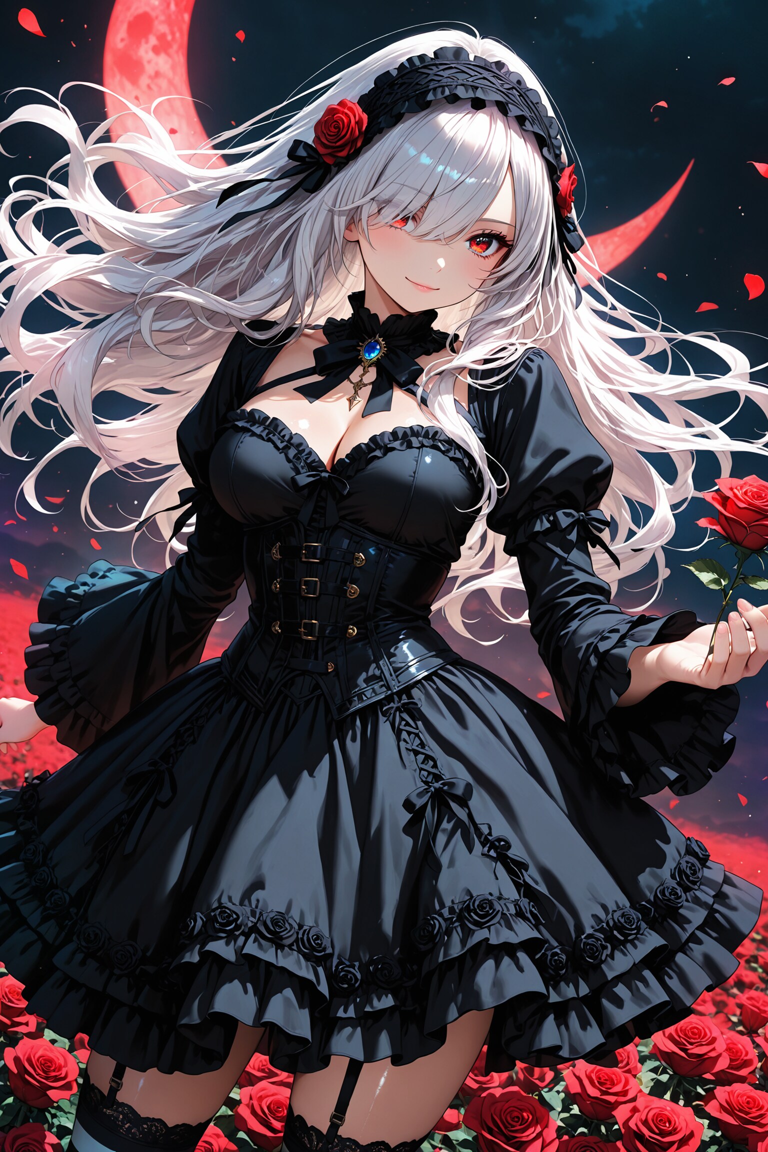 月詠瑠那と薔薇の庭園