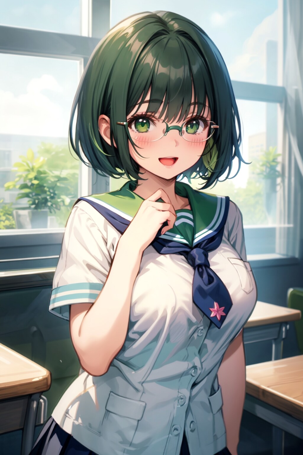 メガネ巨乳田中さん