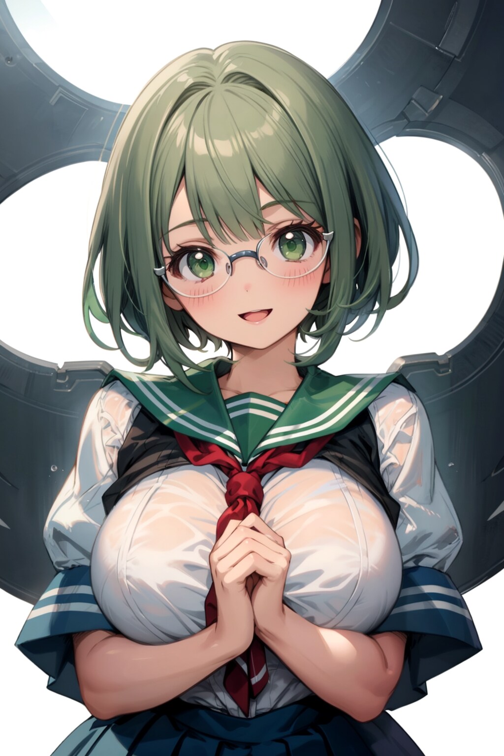 メガネ巨乳田中さん