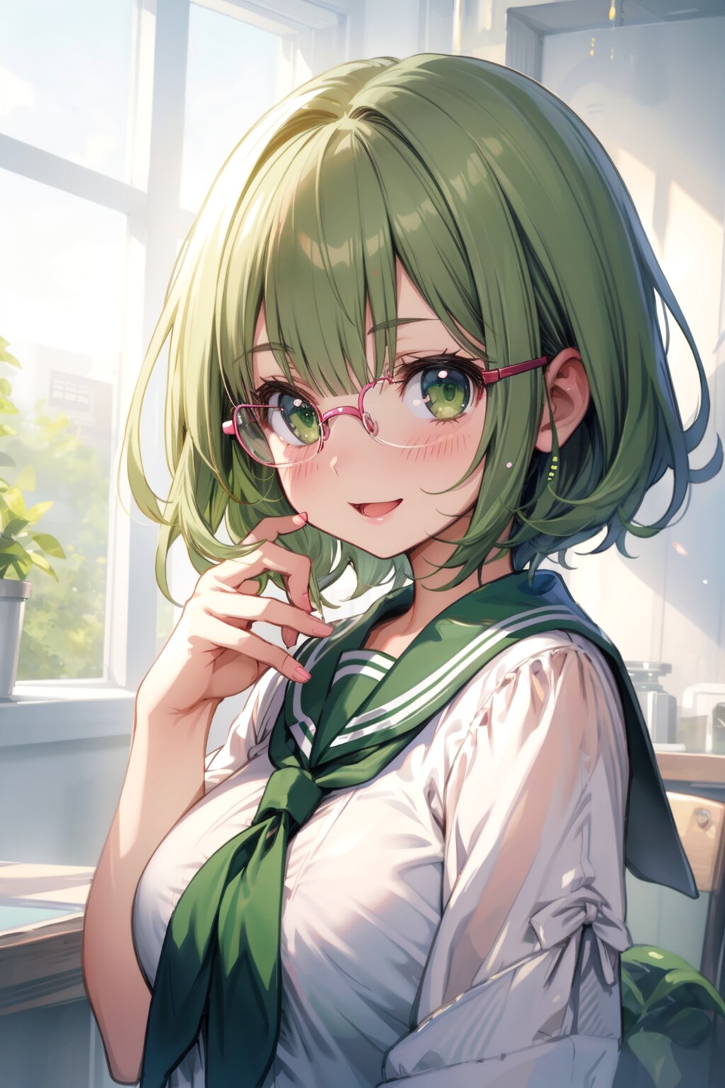 メガネ巨乳田中さん
