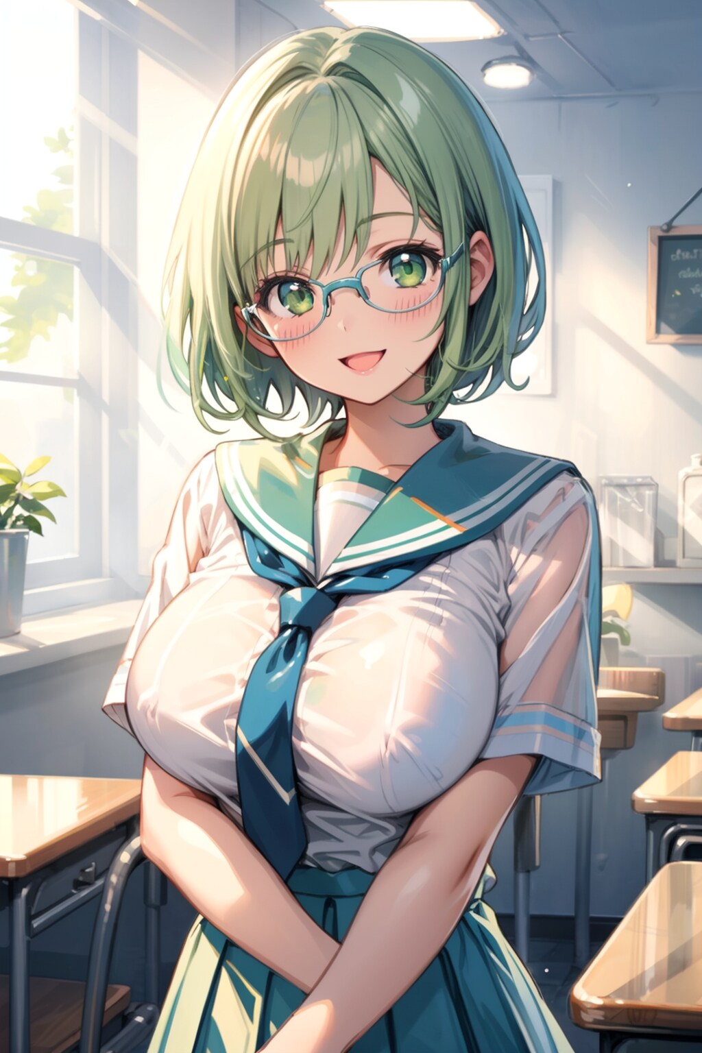 メガネ巨乳田中さん