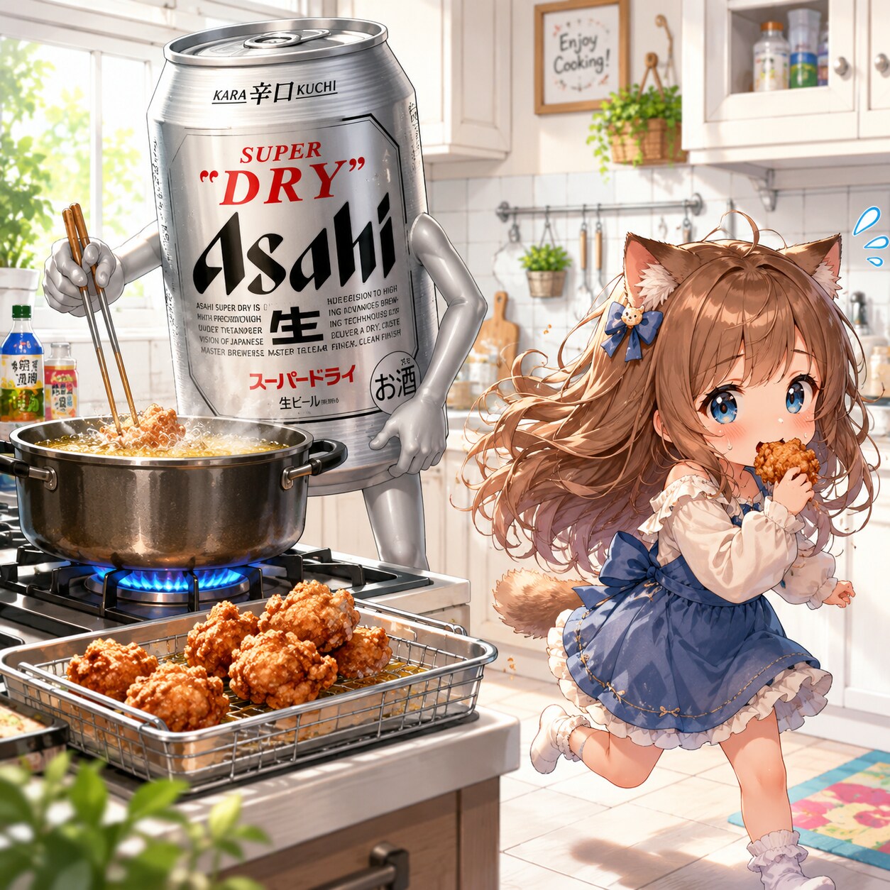つまみ食いする小さな女の子 | の人気AIイラスト・グラビア