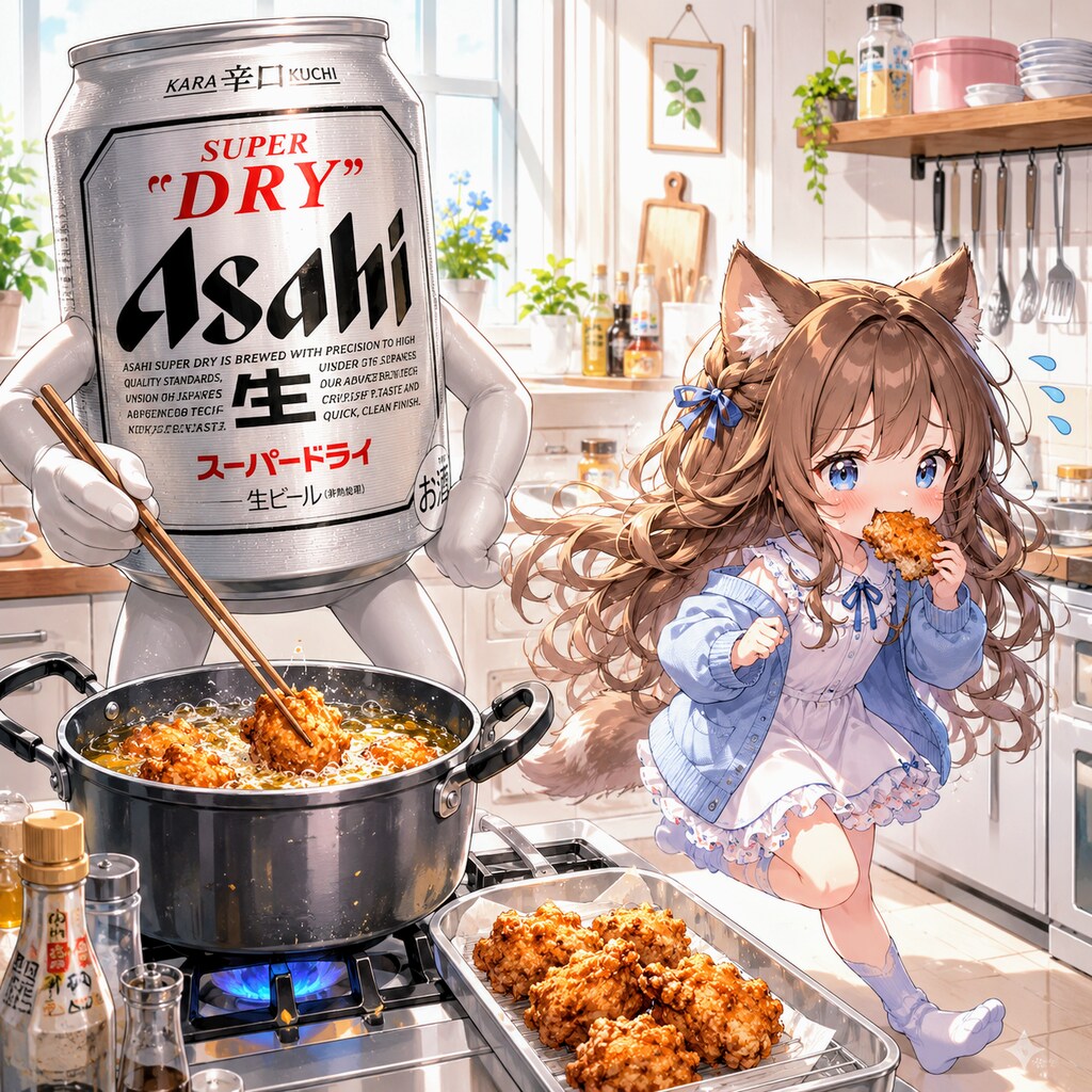 つまみ食いする小さな女の子