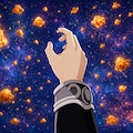 「星を見ておいでですか。からあげちゃん様」「あぁ、私に全ての唐揚げ星を手に入れることができると思うか。」「……。」 2枚目
