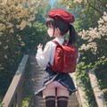 下校ベレー帽ランドセルロリ 9枚目