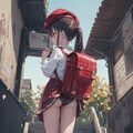 下校ベレー帽ランドセルロリ 7枚目
