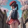 下校ベレー帽ランドセルロリ 8枚目
