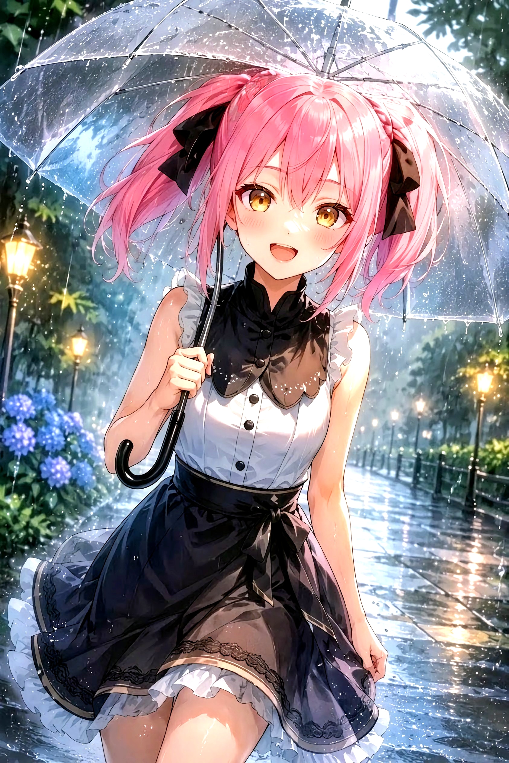 雨傘とハルネ | の人気AIイラスト・グラビア