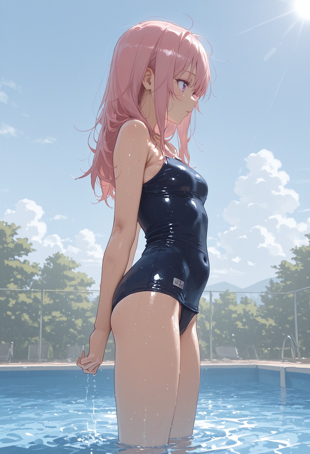 スク水の女の子