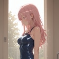 スク水の女の子 2枚目