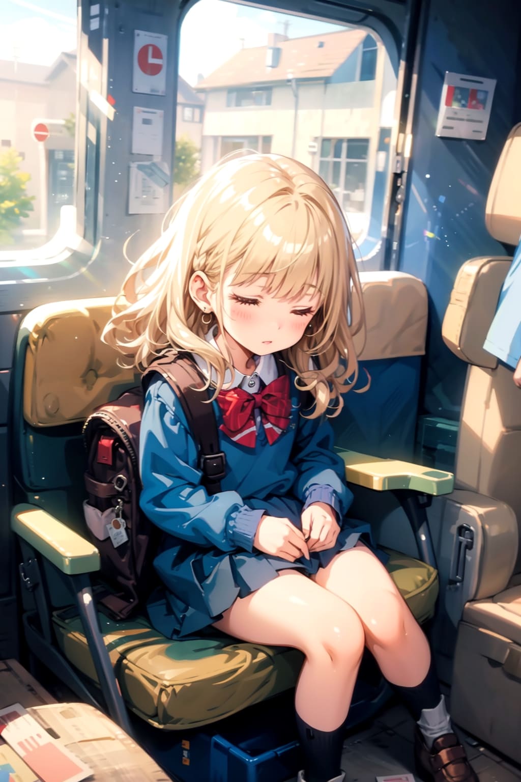 いつもの通学風景