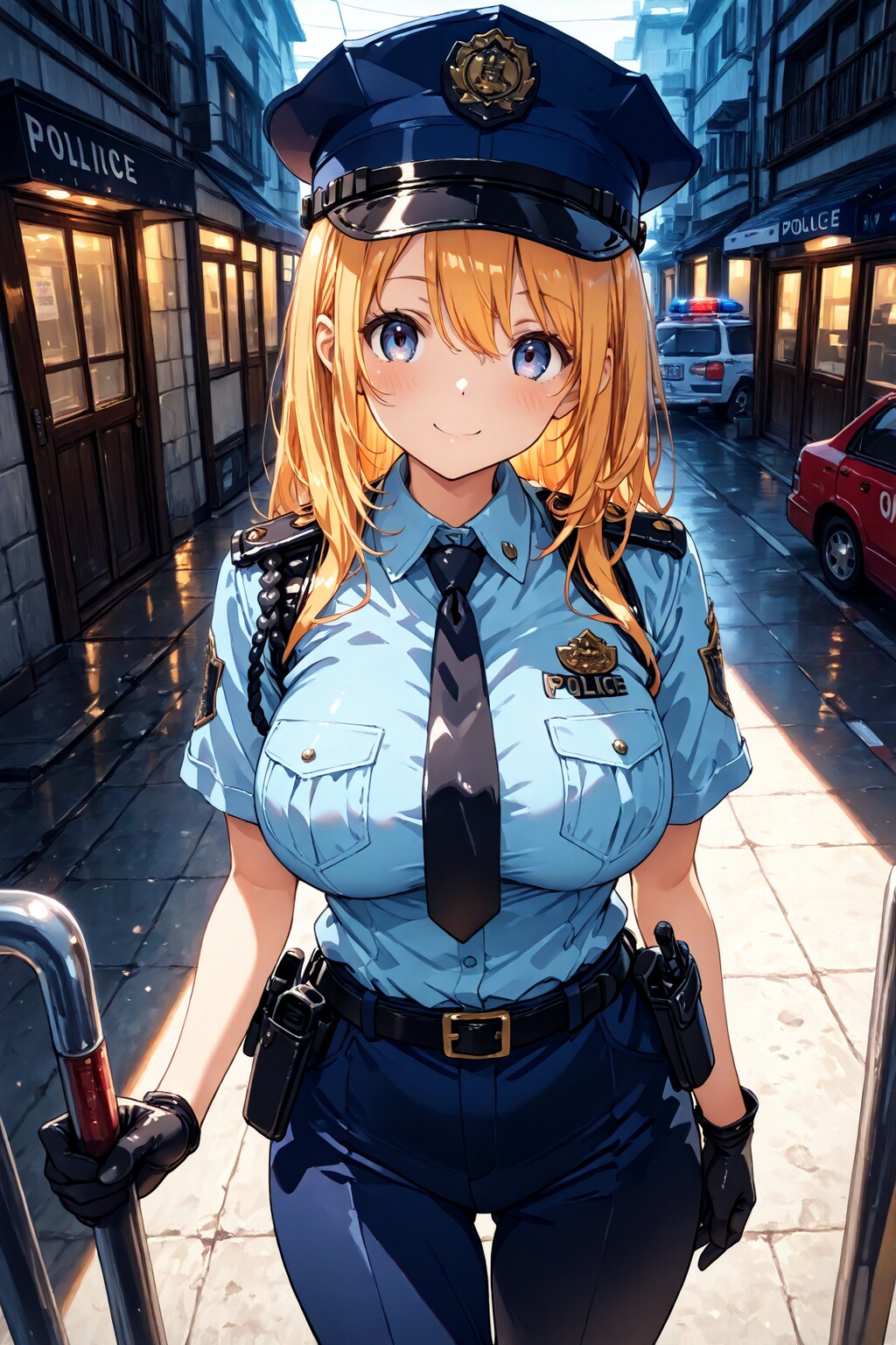 いつも街の平和を守ってくれてありがとう