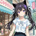 旅する黒猫と夏のスイーツ探索 (全12枚) 5枚目