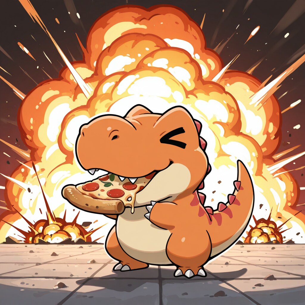 ジュラシック恐竜ピザ