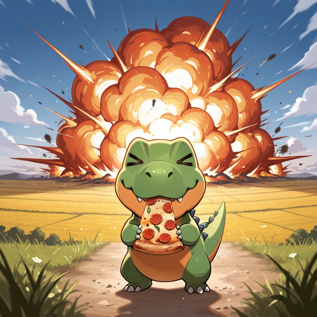 ジュラシック恐竜ピザ