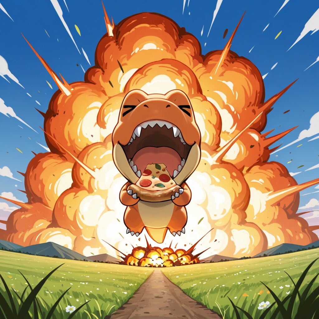 ジュラシック恐竜ピザ