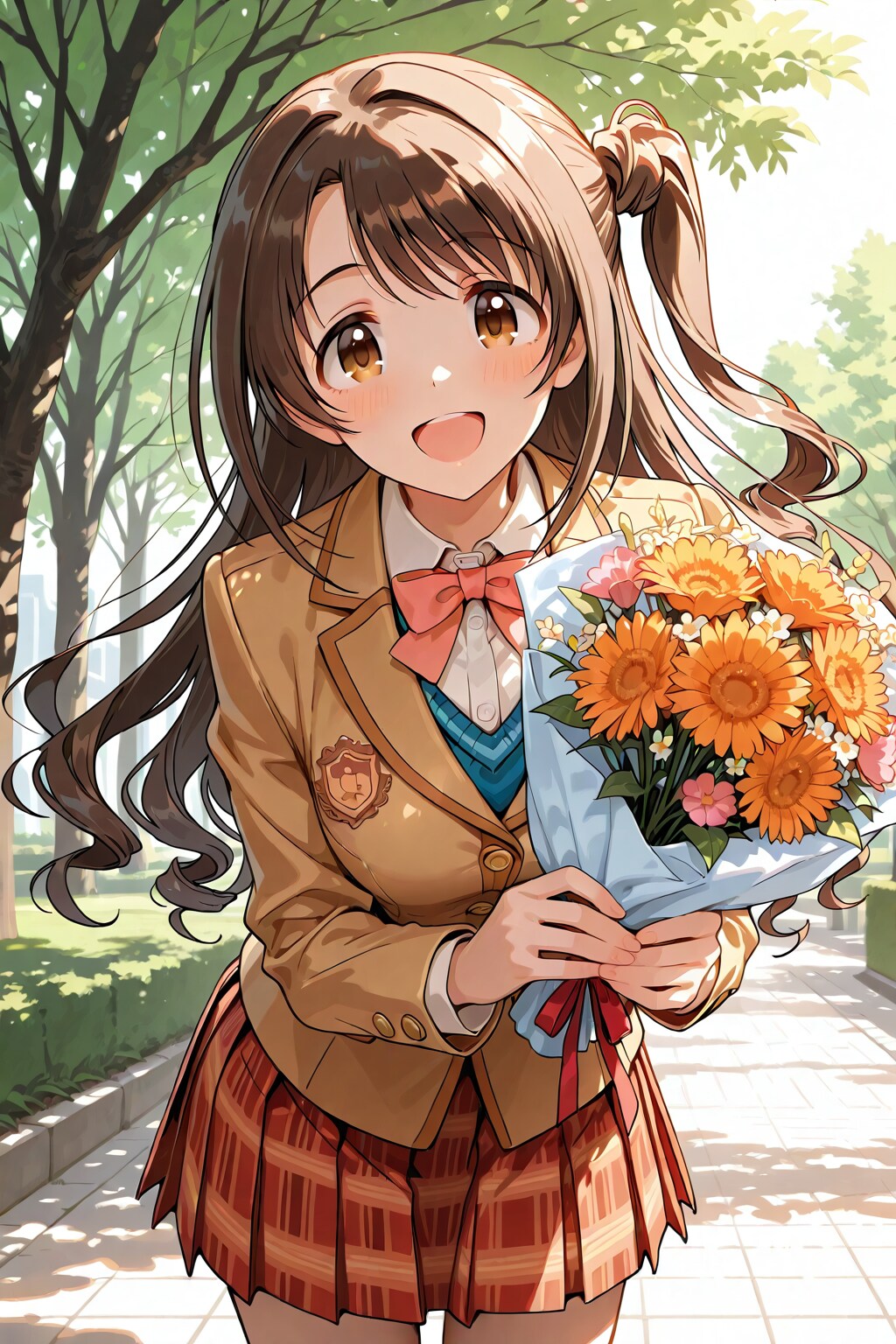 花を贈る、島村卯月♪ | の人気AIイラスト・グラビア