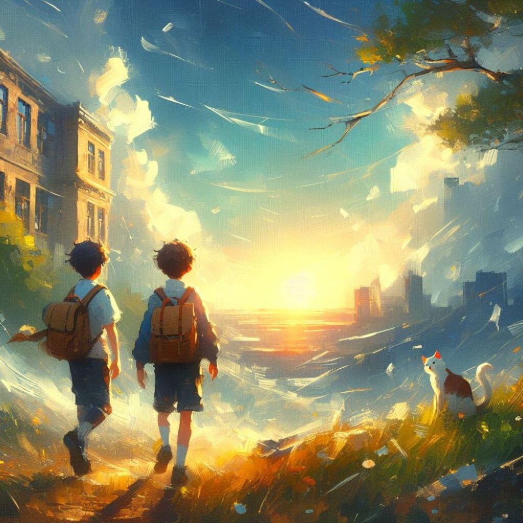 アクリル風  #学ラン 猫 練習